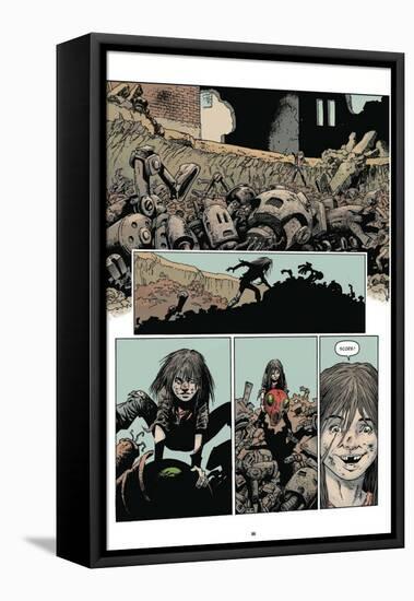 Zombies vs. Robots: Volume 1 - Comic Page with Panels-Val Mayerik-Framed Stretched Canvas