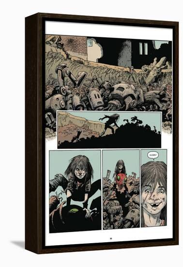 Zombies vs. Robots: Volume 1 - Comic Page with Panels-Val Mayerik-Framed Stretched Canvas