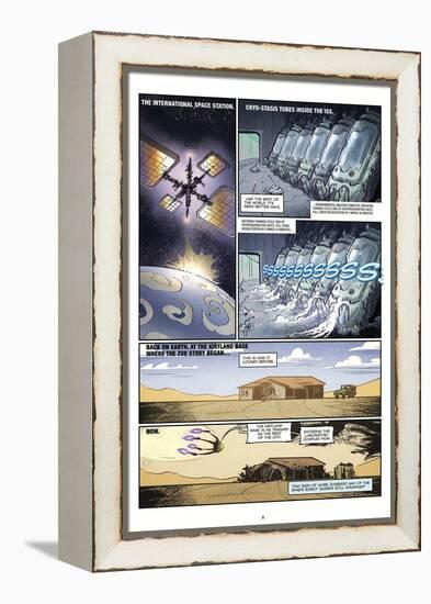 Zombies vs. Robots: Volume 1 - Comic Page with Panels-Anthony Diecidue-Framed Stretched Canvas