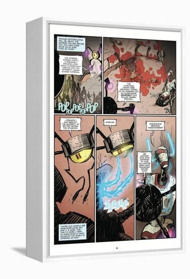 Zombies vs. Robots: Volume 1 - Comic Page with Panels-Anthony Diecidue-Framed Stretched Canvas