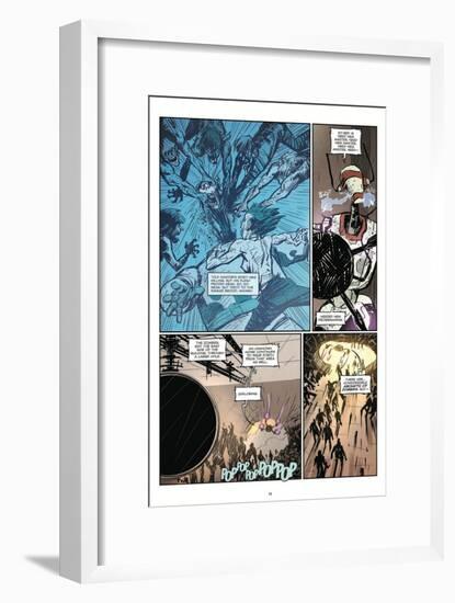 Zombies vs. Robots: Volume 1 - Comic Page with Panels-Anthony Diecidue-Framed Art Print