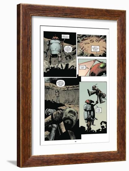 Zombies vs. Robots: Volume 1 - Comic Page with Panels-Val Mayerik-Framed Art Print