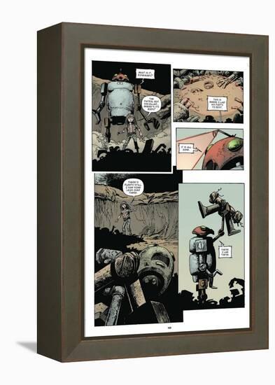 Zombies vs. Robots: Volume 1 - Comic Page with Panels-Val Mayerik-Framed Stretched Canvas