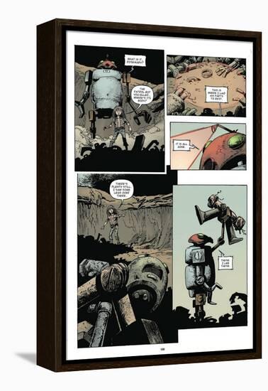 Zombies vs. Robots: Volume 1 - Comic Page with Panels-Val Mayerik-Framed Stretched Canvas