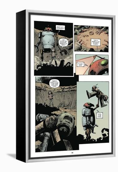 Zombies vs. Robots: Volume 1 - Comic Page with Panels-Val Mayerik-Framed Stretched Canvas