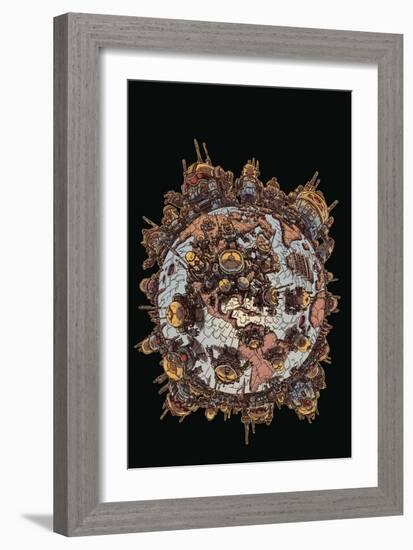 Zombies vs. Robots: Volume 1 - Cover Art-James Stokoe-Framed Art Print