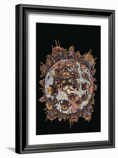 Zombies vs. Robots: Volume 1 - Cover Art-James Stokoe-Framed Art Print