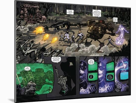 Zombies vs. Robots: Volume 1 - Page Spread with Panels-Anthony Diecidue-Mounted Art Print