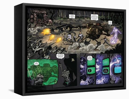 Zombies vs. Robots: Volume 1 - Page Spread with Panels-Anthony Diecidue-Framed Stretched Canvas