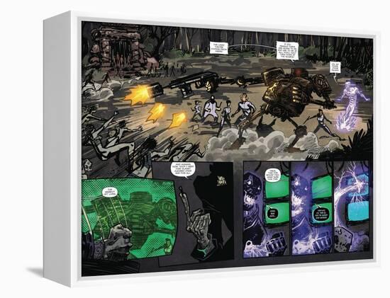 Zombies vs. Robots: Volume 1 - Page Spread with Panels-Anthony Diecidue-Framed Stretched Canvas