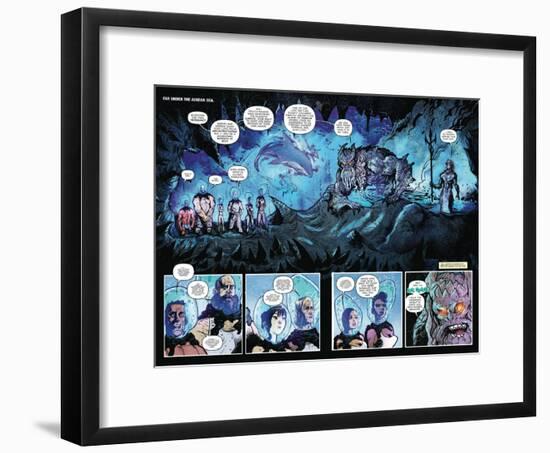 Zombies vs. Robots: Volume 1 - Page Spread with Panels-Anthony Diecidue-Framed Art Print