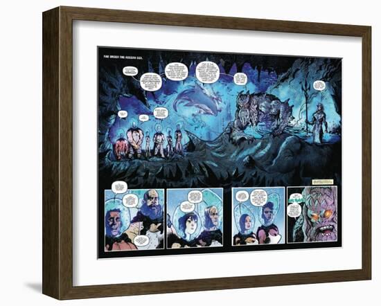 Zombies vs. Robots: Volume 1 - Page Spread with Panels-Anthony Diecidue-Framed Art Print