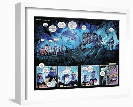 Zombies vs. Robots: Volume 1 - Page Spread with Panels-Anthony Diecidue-Framed Art Print