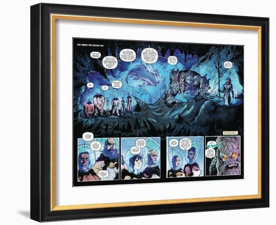 Zombies vs. Robots: Volume 1 - Page Spread with Panels-Anthony Diecidue-Framed Art Print