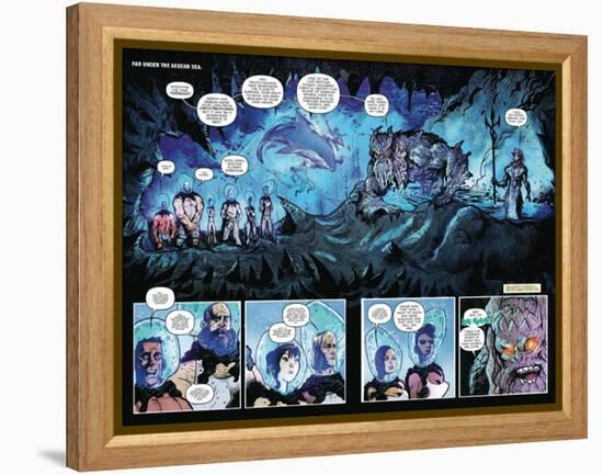 Zombies vs. Robots: Volume 1 - Page Spread with Panels-Anthony Diecidue-Framed Stretched Canvas