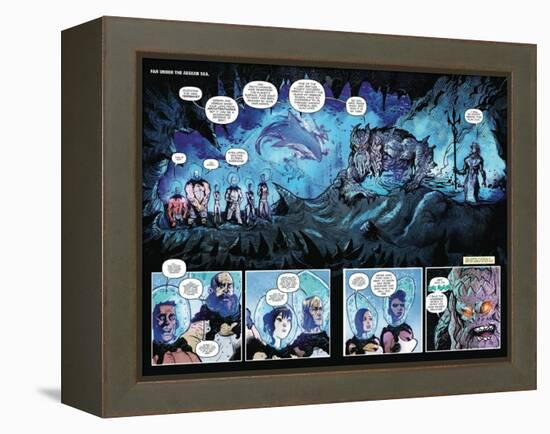 Zombies vs. Robots: Volume 1 - Page Spread with Panels-Anthony Diecidue-Framed Stretched Canvas