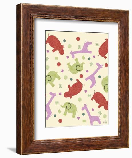 Zoo Baby Animals-Bee Sturgis-Framed Art Print