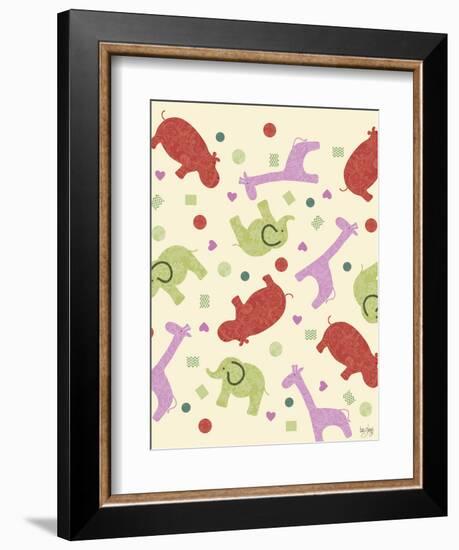 Zoo Baby Animals-Bee Sturgis-Framed Art Print