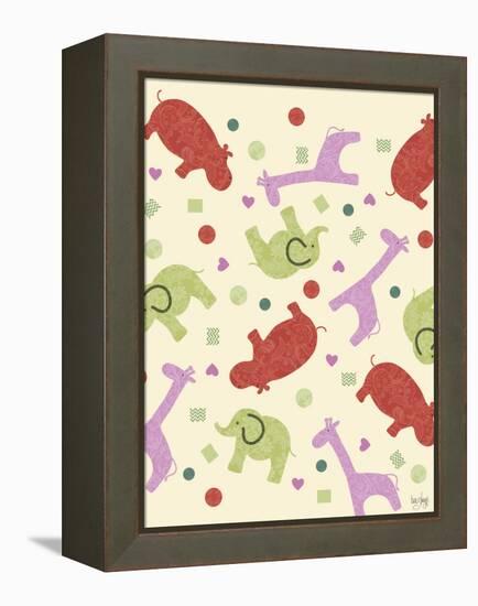 Zoo Baby Animals-Bee Sturgis-Framed Stretched Canvas