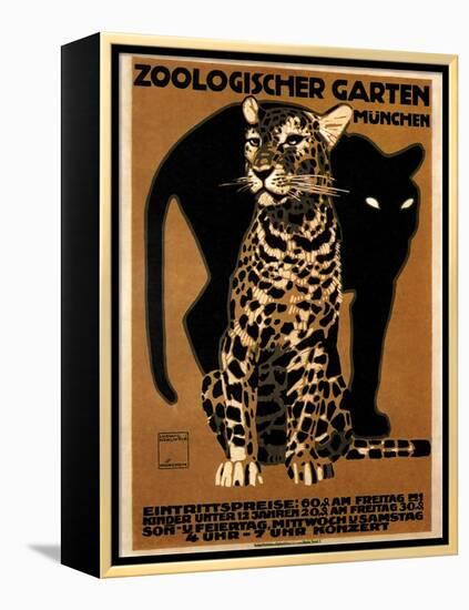 zoo big cats-null-Framed Premier Image Canvas