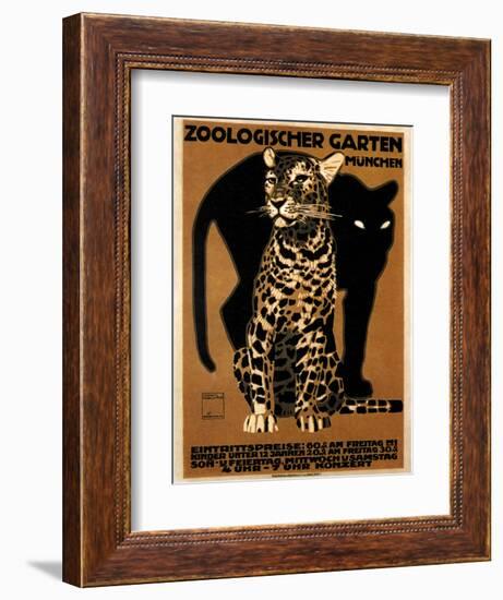 zoo big cats-null-Framed Giclee Print