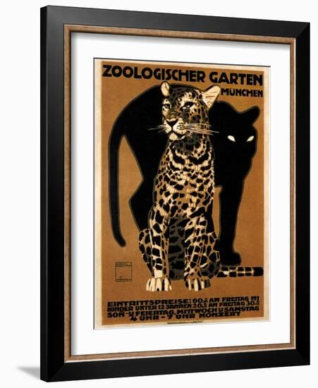 zoo big cats-null-Framed Giclee Print