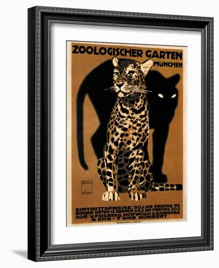 zoo big cats-null-Framed Giclee Print