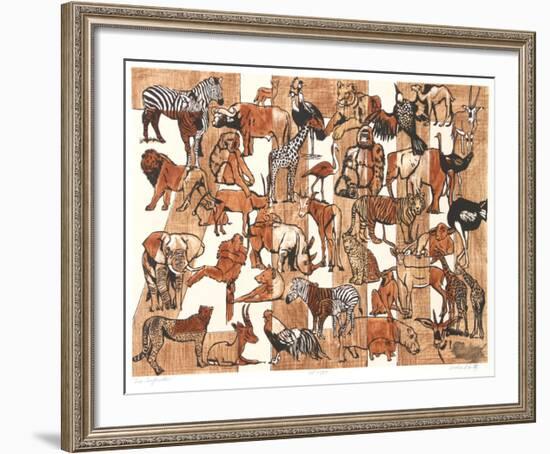 Zoo Composition-Caroline Schultz-Framed Collectable Print