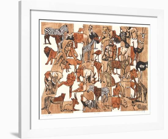 Zoo Composition-Caroline Schultz-Framed Collectable Print