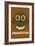 Zoo Faces - Orangutan-Lantern Press-Framed Art Print