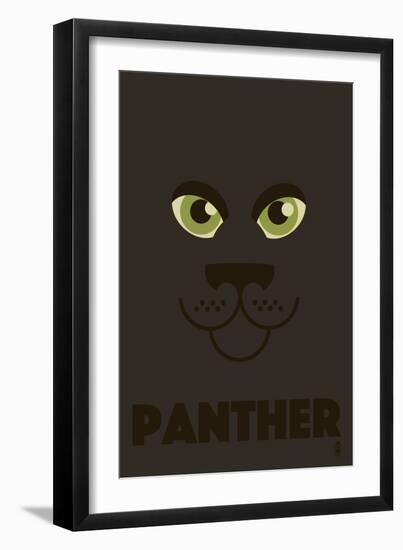 Zoo Faces - Panther-Lantern Press-Framed Art Print