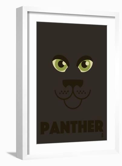 Zoo Faces - Panther-Lantern Press-Framed Art Print