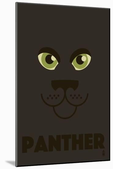 Zoo Faces - Panther-Lantern Press-Mounted Art Print