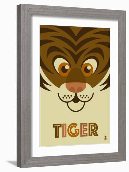 Zoo Faces - Tiger-Lantern Press-Framed Art Print