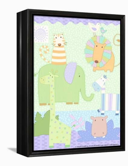 Zoo Time 2-Viv Eisner-Framed Stretched Canvas