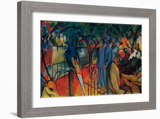 Zoological Garden I., 1912-Auguste Macke-Framed Giclee Print