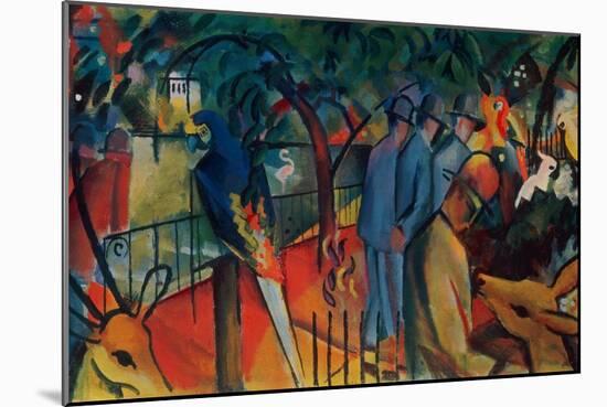 Zoological Garden I., 1912-Auguste Macke-Mounted Giclee Print