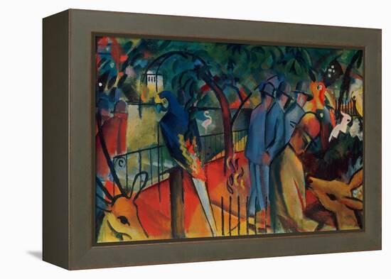 Zoological Garden I., 1912-Auguste Macke-Framed Premier Image Canvas