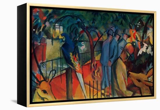 Zoological Garden I., 1912-Auguste Macke-Framed Premier Image Canvas