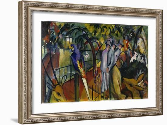 Zoological Garden I, 1912-August Macke-Framed Giclee Print