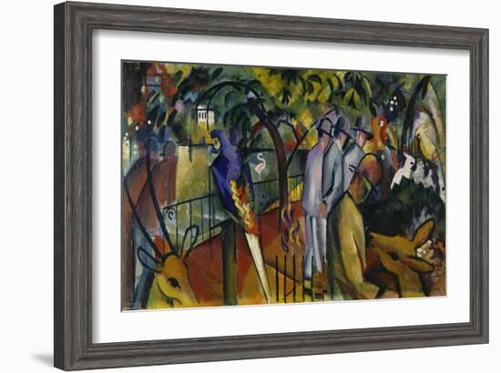 Zoological Garden I, 1912-August Macke-Framed Giclee Print