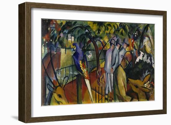 Zoological Garden I, 1912-August Macke-Framed Giclee Print