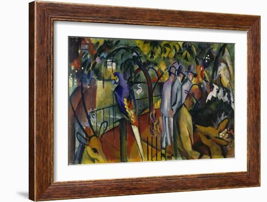 Zoological Garden I, 1912-August Macke-Framed Giclee Print