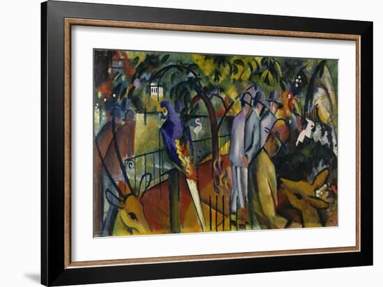 Zoological Garden I, 1912-August Macke-Framed Giclee Print