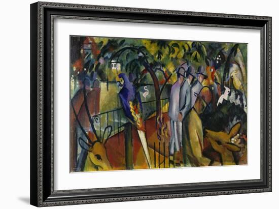 Zoological Garden I, 1912-August Macke-Framed Giclee Print