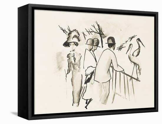 Zoological Garden II-Auguste Macke-Framed Premier Image Canvas