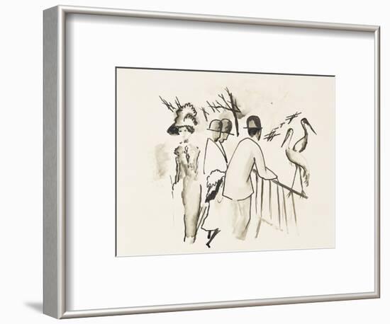 Zoological Garden II-Auguste Macke-Framed Giclee Print