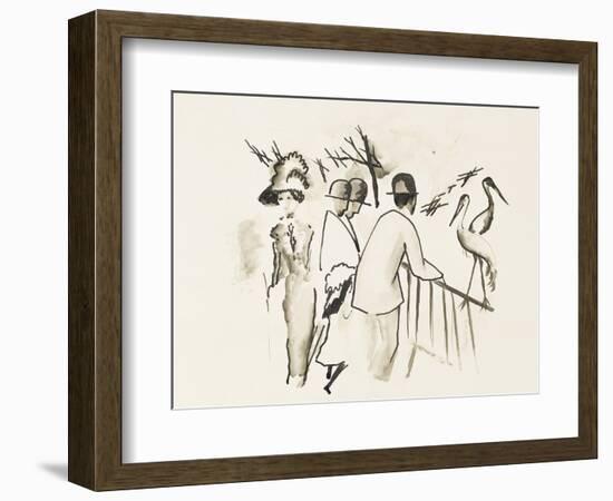 Zoological Garden II-Auguste Macke-Framed Giclee Print