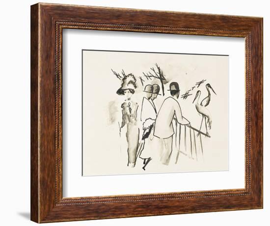 Zoological Garden II-Auguste Macke-Framed Giclee Print