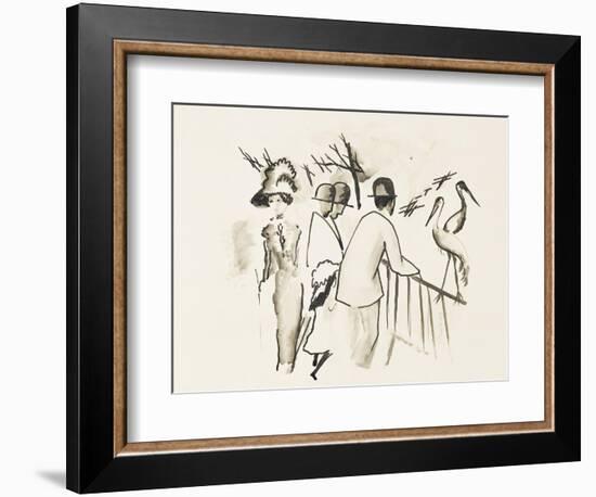 Zoological Garden II-Auguste Macke-Framed Giclee Print